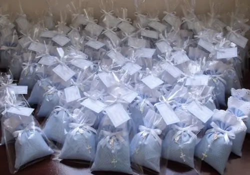 Lembrança Batizado Sachê Perfumado com Tercinho