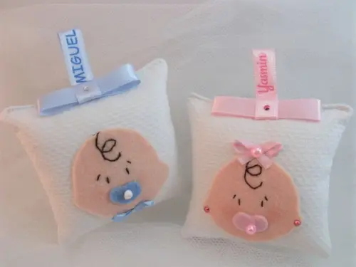 Lembrança Nascimento Bebê Sachê Personalizado