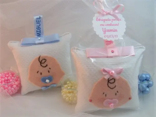 Lembrança Nascimento Bebê Sachê Personalizado