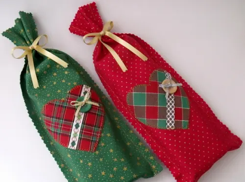 Lembrança Natal Porta Chocolate,tecidos Esgotados a Combinar