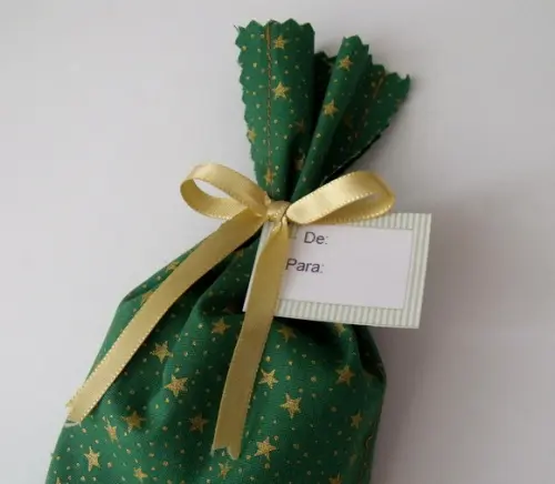 Lembrança Natal Porta Chocolate,tecidos Esgotados a Combinar