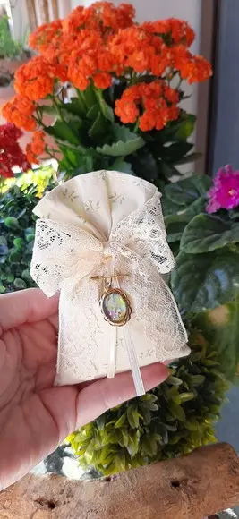 Lembrancinha Batizado ou Maternidade Sachê Anjo da Guarda