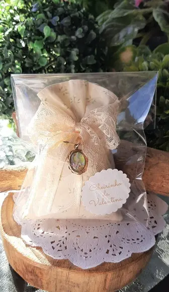 Lembrancinha Batizado ou Maternidade Sachê Anjo da Guarda