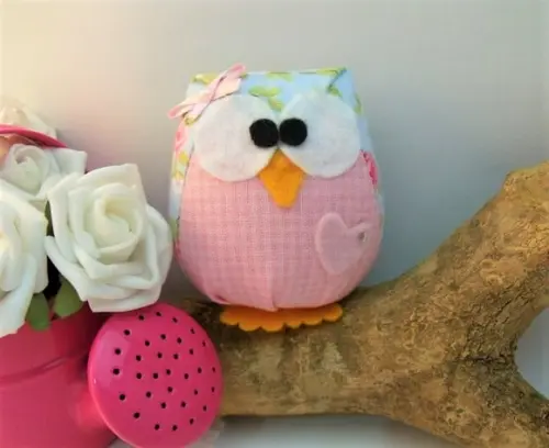 Lembrancinha Chá de Bebê Maternidade Corujinha Perfumada