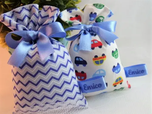 Lembrancinha Chá de Bebê Nascimento Sachê Personalizado