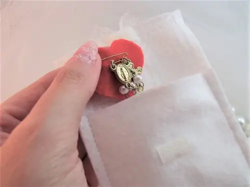 Lembrancinha Comunhão Crisma Envelope com Mini Terço