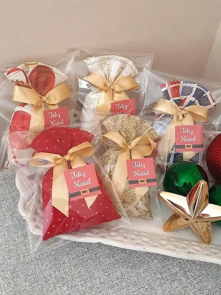 Lembrancinha de Natal Sachê Perfumado