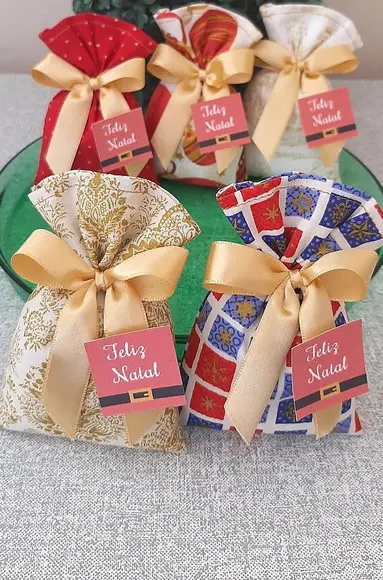 Lembrancinha de Natal Sachê Perfumado