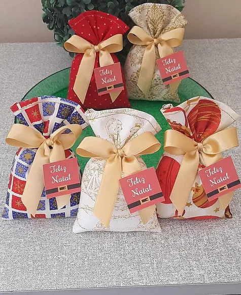 Lembrancinha de Natal Sachê Perfumado