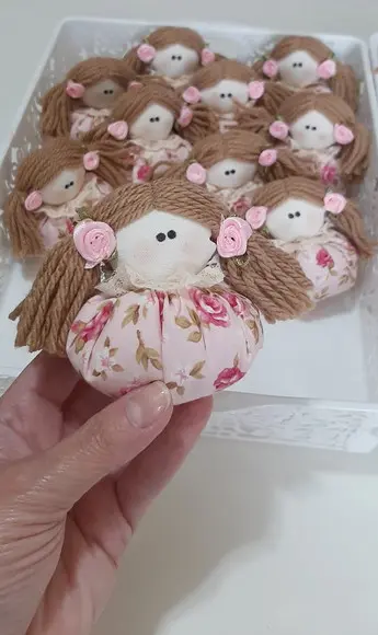 Lembrancinha Maternidade Menina Sachê Bonequinha