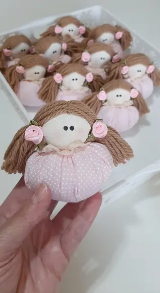 Lembrancinha Maternidade Menina Sachê Bonequinha