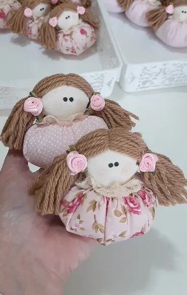 Lembrancinha Maternidade Menina Sachê Bonequinha
