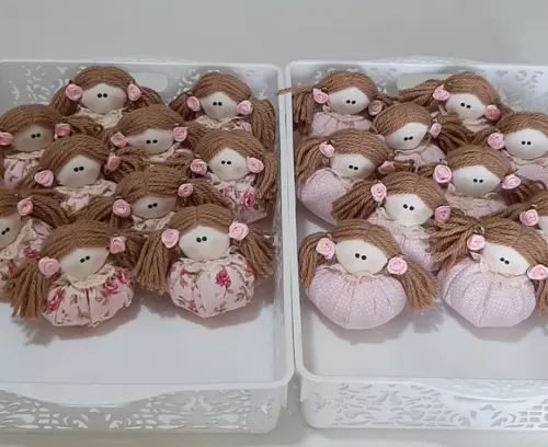 Lembrancinha Maternidade Menina Sachê Bonequinha
