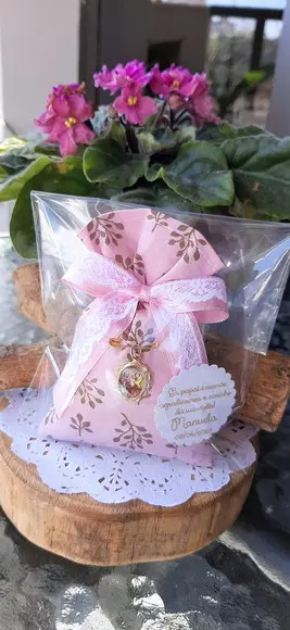 Lembrancinha Maternidade Sachê Perfumado Sagrada Família