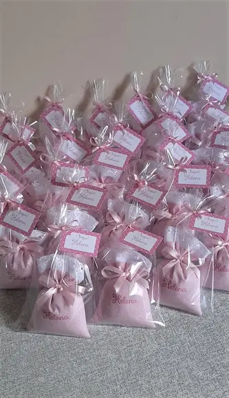 Lembrancinha Nascimento Sachê Personalizado