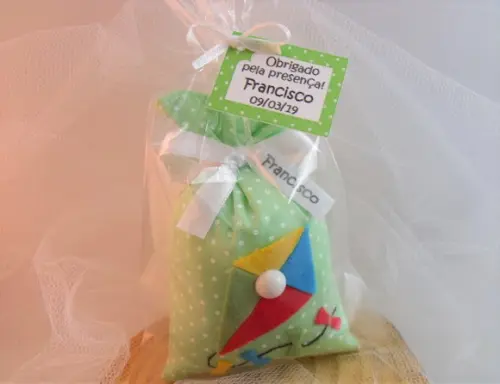 Lembrancinha Personalizada Menino Sachê Perfumado Pipa