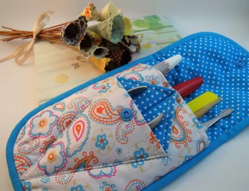 Porta kit manicure com bolsinho Porta Alicate de Unha