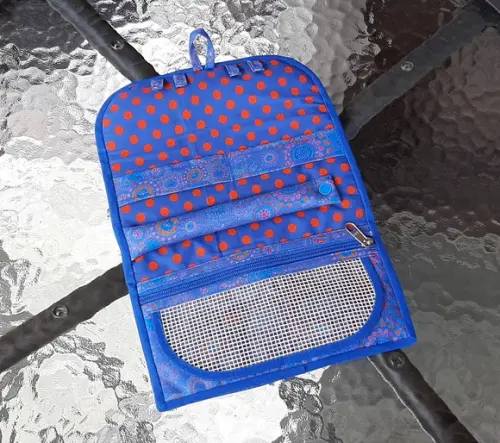 Porta Joias De Tecido Artesanal Organizador De Bolsa E Viagem