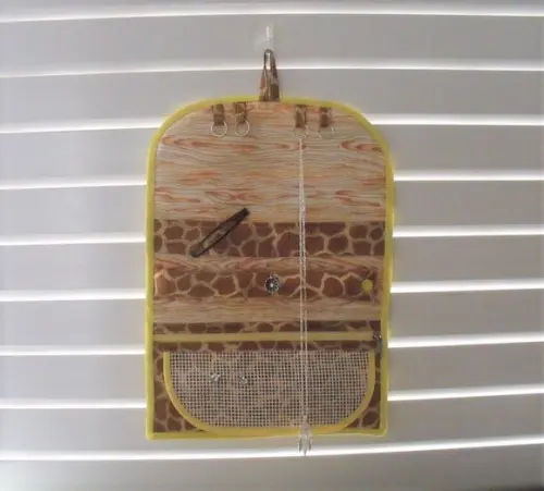 Porta Joia Dobrável e Compacto Ideal para Mala de Viagem