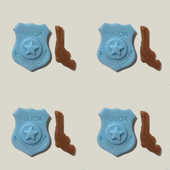 Lembrancinha Policia Policial Agente Distintivo Guarda