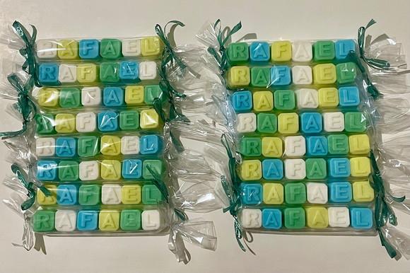 Lembrancinha Aniversario Alfabeto Nome Personalizado Bebe