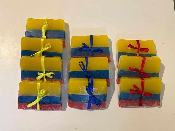 Lembrancinha Bandeira da Colombia Colombianos América do Sul