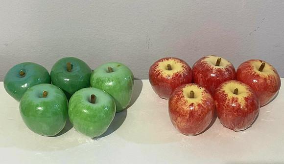 Lembrancinha Maçã Fuji Maçã Verde Sabonete Fruta Fazendinha