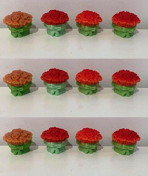 Lembrancinha Buque de Flores Buquezinho de Rosas Plantas noiva ge