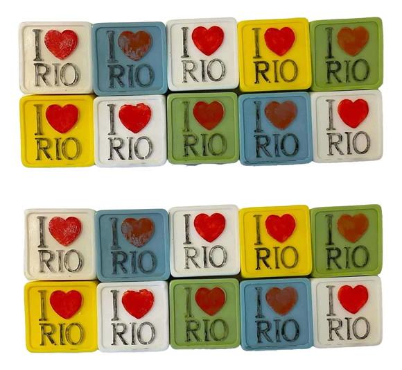 Lembrancinha Eu Amo Rio de Janeiro I Love Rio Carioca Praia favel