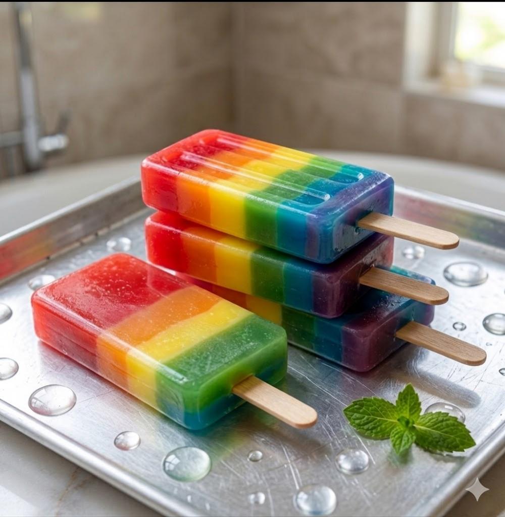 Lembrancinha Picole Arco-íris Sorvete Gays Pride Glbt Trans
