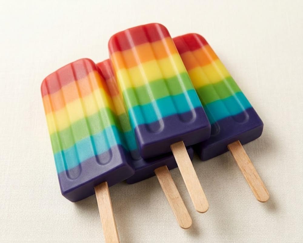 Lembrancinha Picole Arco-íris Sorvete Gays Pride Glbt Trans