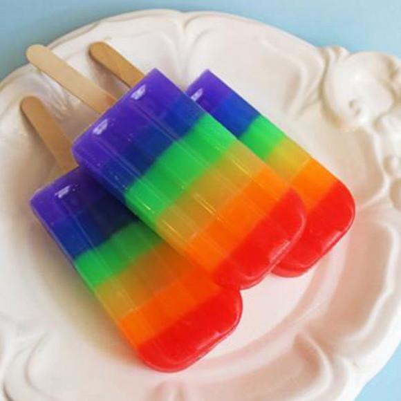 Lembrancinha Picole Arco-íris Sorvete Gays Pride Glbt Trans