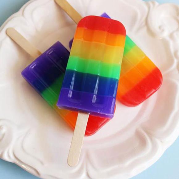 Lembrancinha Picole Arco-íris Sorvete Gays Pride Glbt Trans