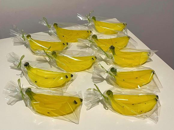 Lembrancinha Banana Festa no Havai Fazendinha Sabonete Fruta