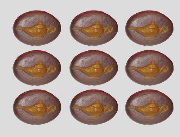 Lembrancinha Lâmpada Mágica Aladdin Gênio Magia Cartoon