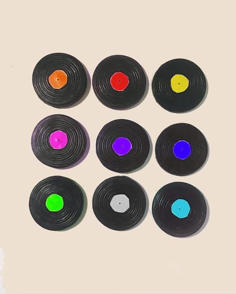Lembrancinha Disco de Vinil Lp Retro Rock Musica Anos 80 discotec