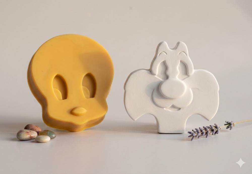 Lembrancinha Piu Piu e Frajola Looney Tunes Cartoon Gato Ave dese