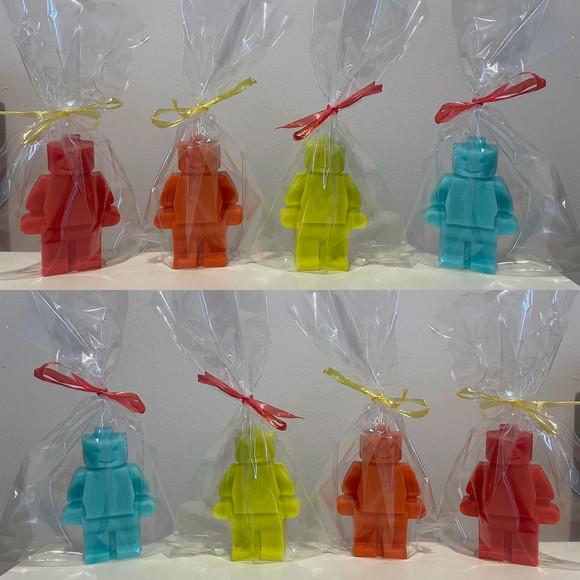 Lembrancinha Playmobil Infantil Sabonete Boneco Lego Anos 80