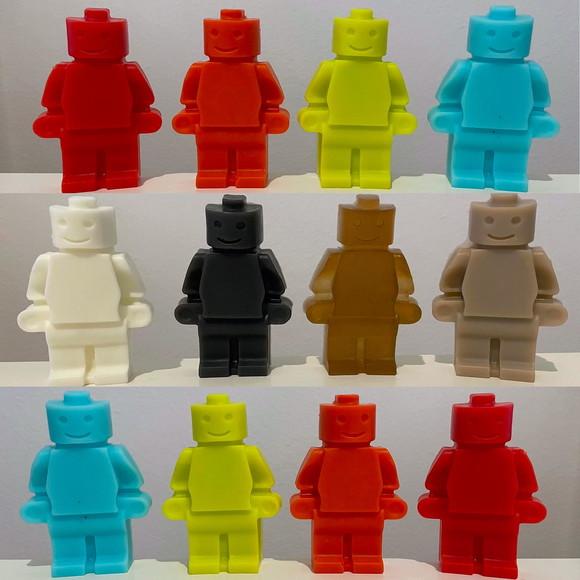 Lembrancinha Playmobil Infantil Sabonete Boneco Lego Anos 80