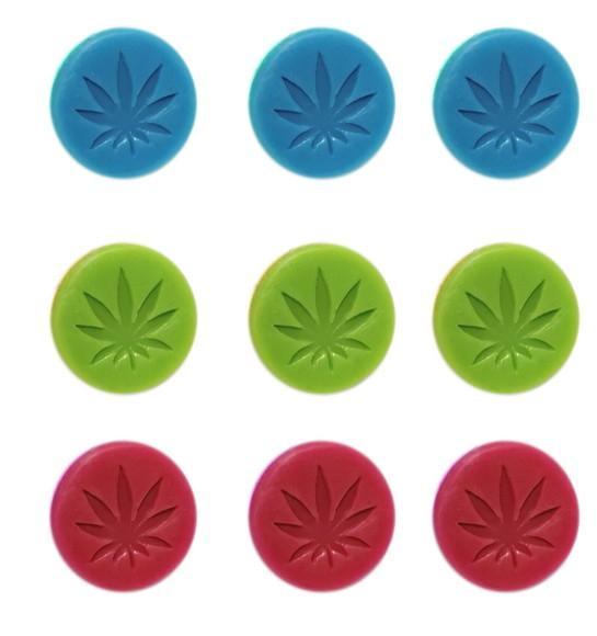 Lembrancinha Folha da Cannabis Erva medicinal Hemp Planta Reggae 