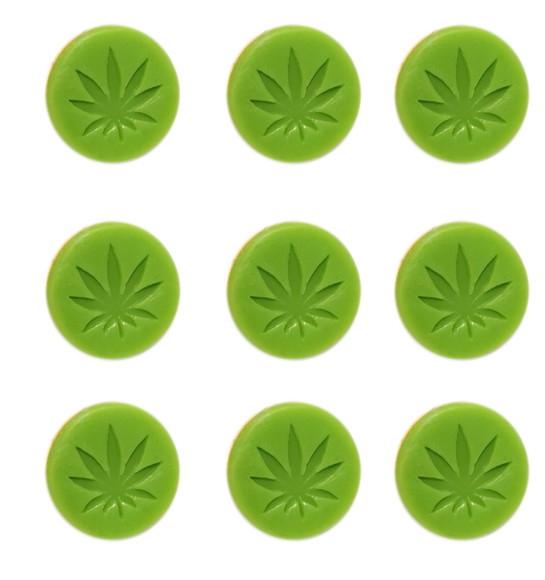 Lembrancinha Folha da Cannabis Erva medicinal Hemp Planta Reggae 