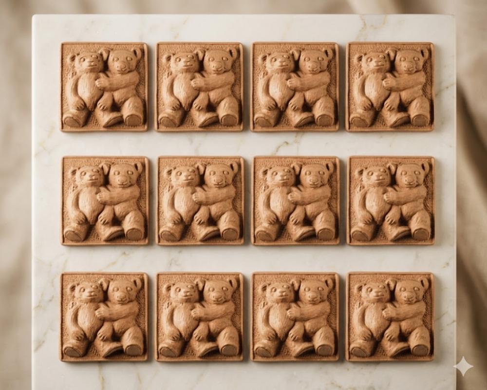 Lembrancinha Familia Urso Carinhoso Ursinhos Maternidade cha de b