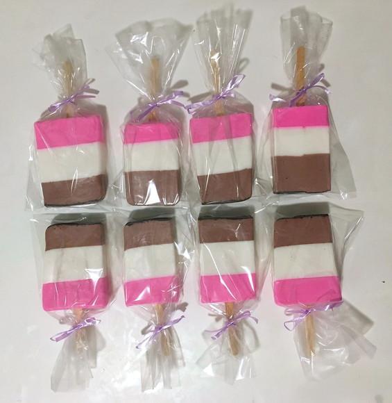 Lembrancinha Sabonete Picole Napolitano Sorvete Candy Doces itali