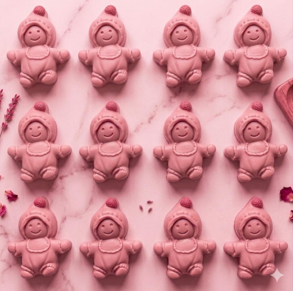 Lembrancinha Fofolete Cha de Bebe Maternidade Boneca Retro anos 8