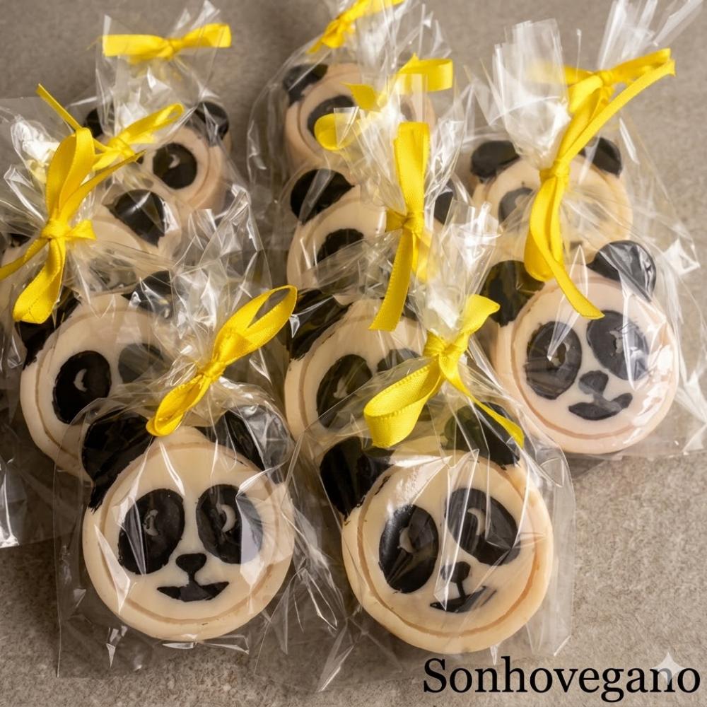 Lembrancinha Urso Panda Maternidade Animais Cha de Bebe Asia ursi