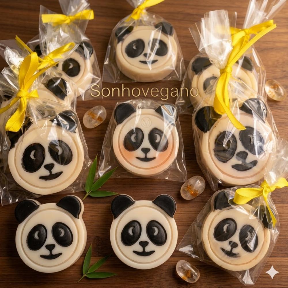 Lembrancinha Urso Panda Maternidade Animais Cha de Bebe Asia ursi