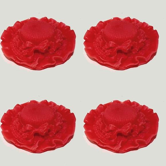 Lembrancinha Chapeu Floral Camponesa Fazendinha Campo Boneca