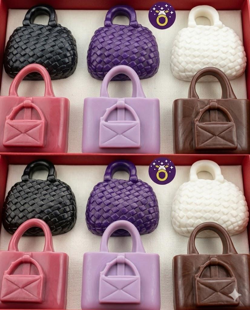Lembrancinha Bolsa de luxo bolsinha de Boneca Chic Sabonete 15 an