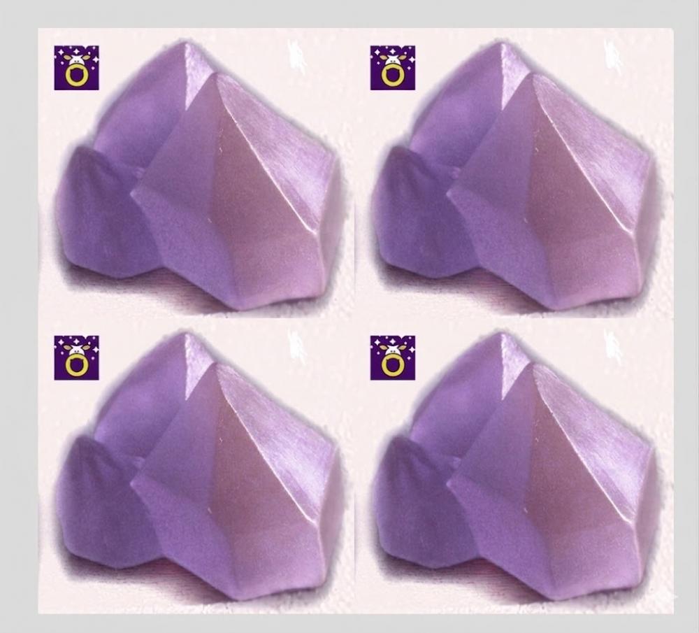 Lembrancinha pedra cristal ametista esoterico feng shui Sabonete 