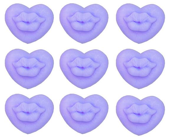 Lembrancinha Beijo no Coração Boca Cha de Lingerie noivas amor